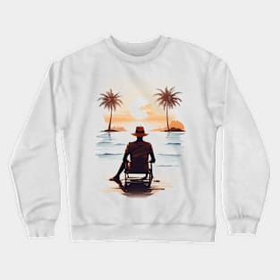 JUST SIT AND ENJOY THE SUNSET Crewneck Sweatshirt